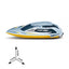 High-Speed 4-5km/h RC Sightseeing Yacht - Remote Control Boat Toy