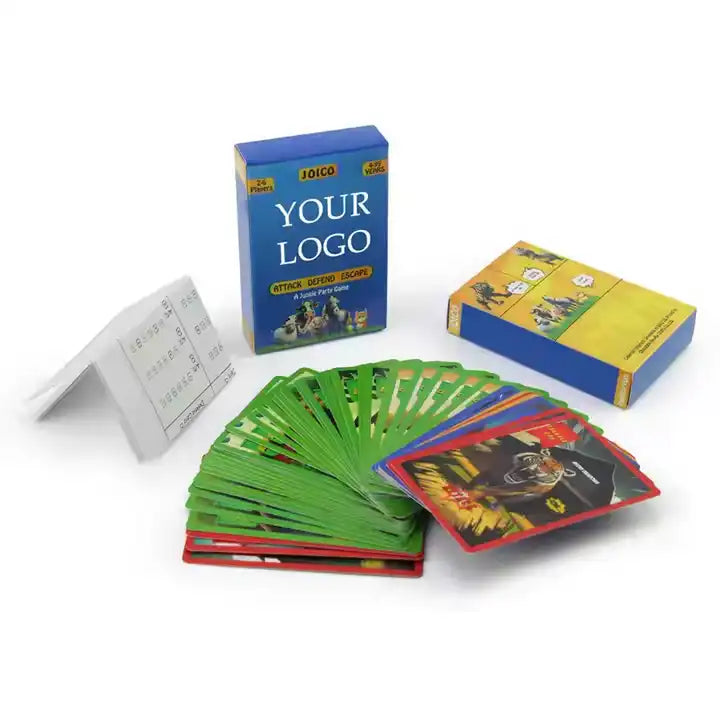 White Core Paper Cards | Family Skill Card Games | Perfect for Kids and Adults