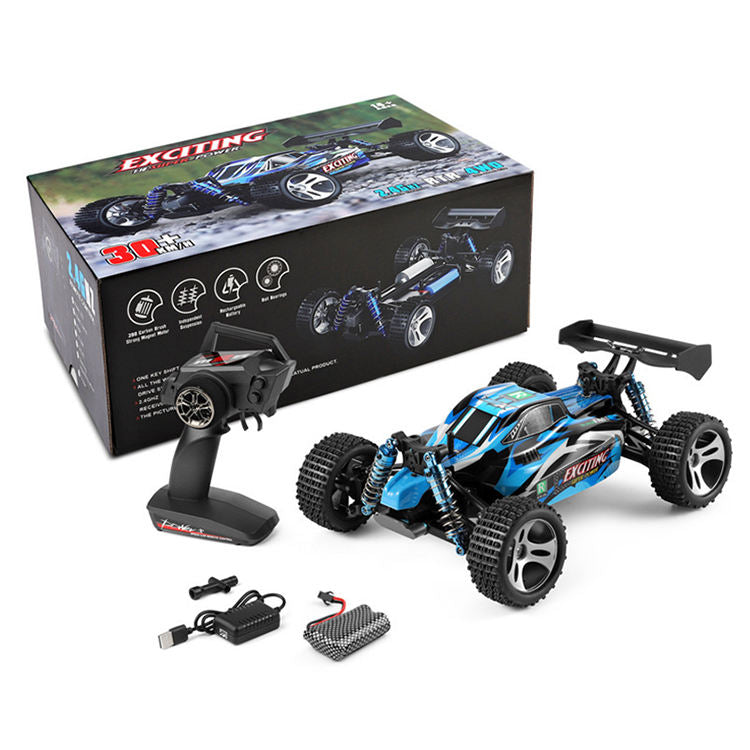 WLtoys 184011 1/18 Scale 4WD RC Buggy - High Speed Brushed Electric Vehicle, 2.4GHz