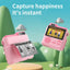 Rechargeable Kids Mini Digital Camera Printer - Instant Photo Printer for Children