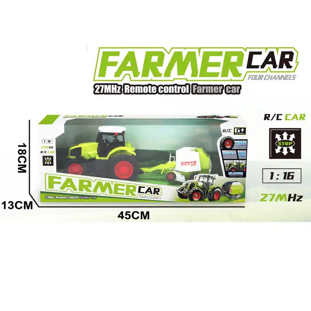 1:16 Scale Remote Control Farmer Tractor Toy Car