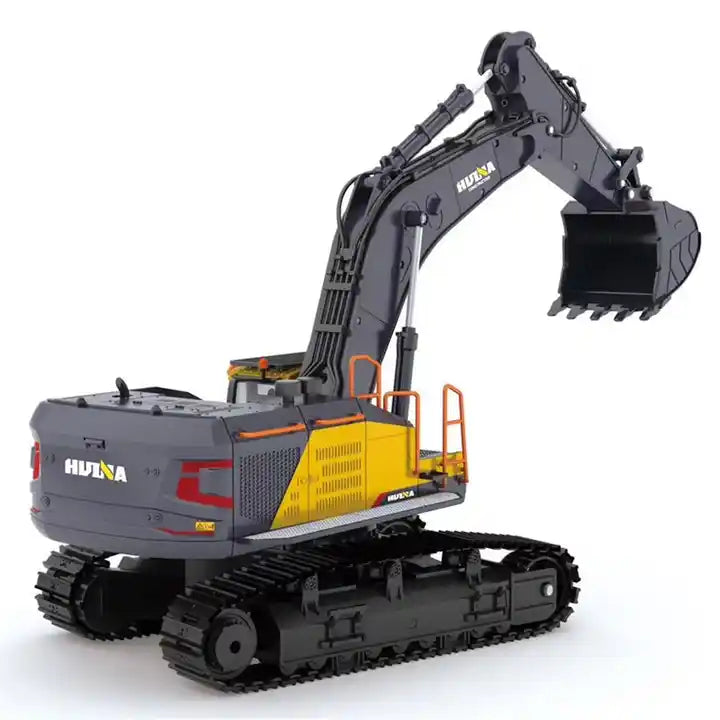 1592 RC Excavator - 2.4G 1:14 Simulation Excavator with Alloy Bucket for Boys