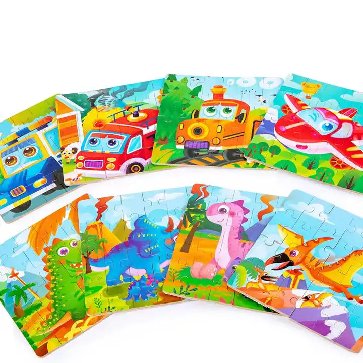 Students Educational Games | Cartoon Illustration Paper Jigsaw Puzzle for Children | 50, 100, 120 Pieces