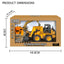 1:24 Scale RC Bulldozer - 6 Channels Remote Control Toy for Kids