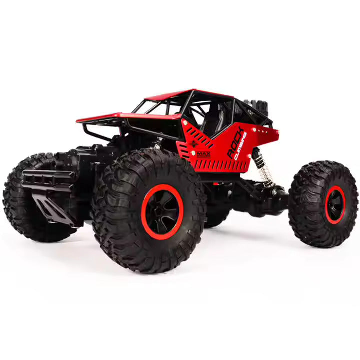 2.4G 1/16 4WD High-Speed RC Off-Road Rock Crawler – Metal Shockproof Climber Truck, Hobby Electric Racing Car Model