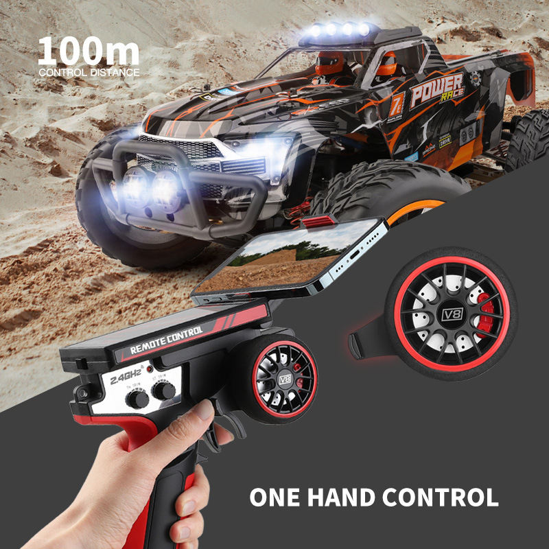 Wltoys 104018 1/10 Scale 4WD Brushless RC Car – High-Speed 2.4G 4x4 Off-Road Monster Truck