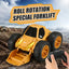 1:28 4-Channels Construction Vehicle - Lift Truck Remote Control Stunt Car with 360 Rotation