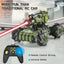 2.4G Remote Control Battle Tank Set with Spray Smoke - Dual Pack RC Military Toys for Kids