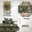 1:18 Scale US M4A3 Sherman RC Military Tank - 2.4G Remote Control Tank with Rotating Turret, Light, Sound & Smoke Effects