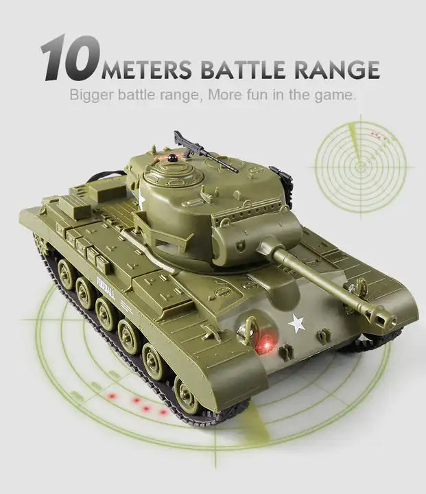 3841-02 Infrared Battle Mini RC Tank - 1/30 U.S. M26 Pershing - Ultimate Remote Control Toy