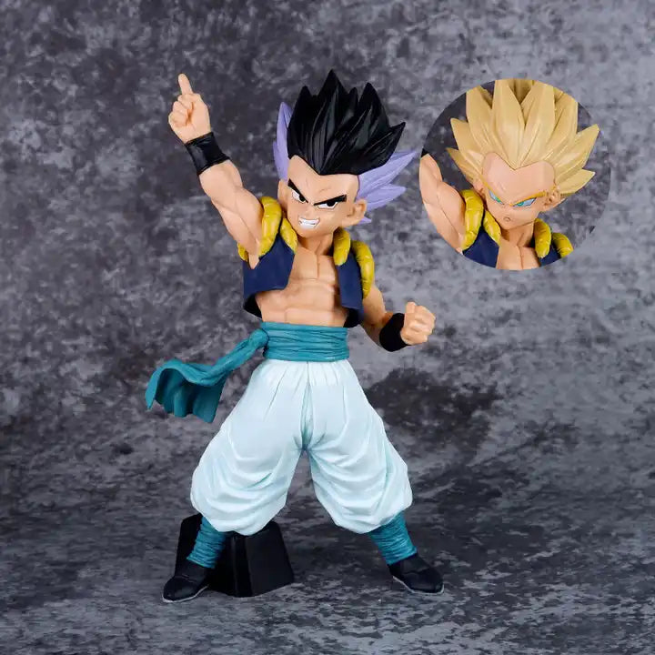 Dragon Ball Z Action Figures - ROS Double Head Gotenks Figure Toy for Decoration