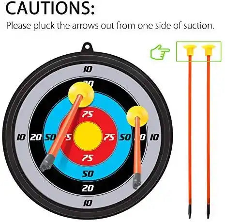 Custom Compound Archery Bow and Arrow Toys | Light Up Hunting Game Set for Kids with Target