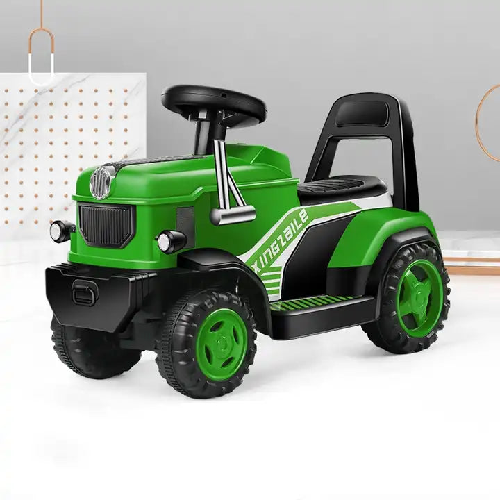 Mini Electric Kids Tractor Ride-On Toy - Battery-Powered Pedal Tractor