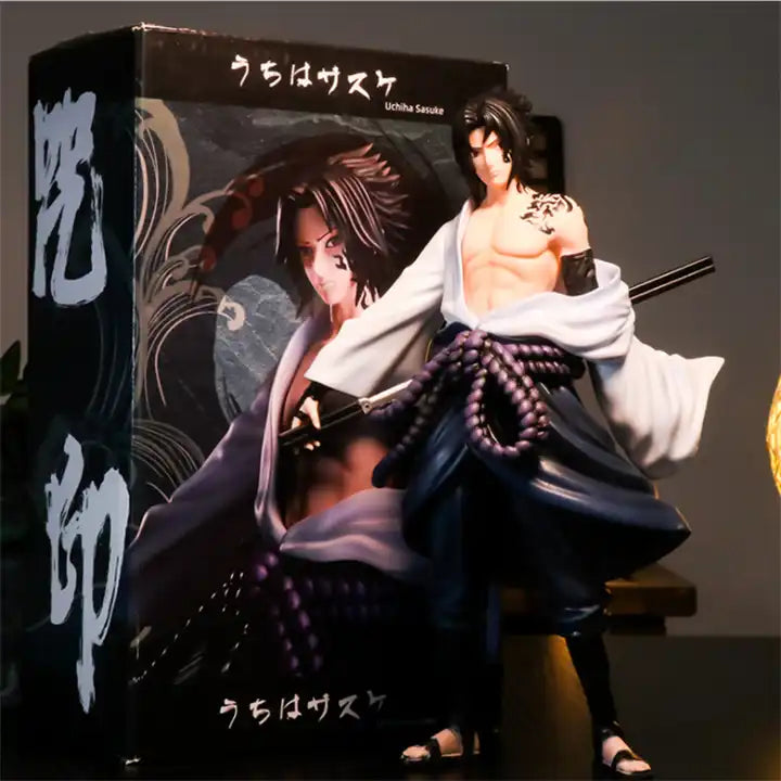 28cm Naruto Sasuke Uchiha Action Figure - PVC Toy Model Doll for Collectors