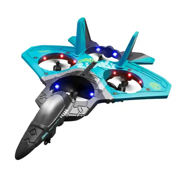 V17 RC Plane Remote Control Airplane Drone - 2.4G Gravity Sensing RC Airplane Toy