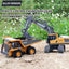 1:20 2.4G 11-Channel Alloy RC Excavator Toy - Radio Control Digger Set for Kids