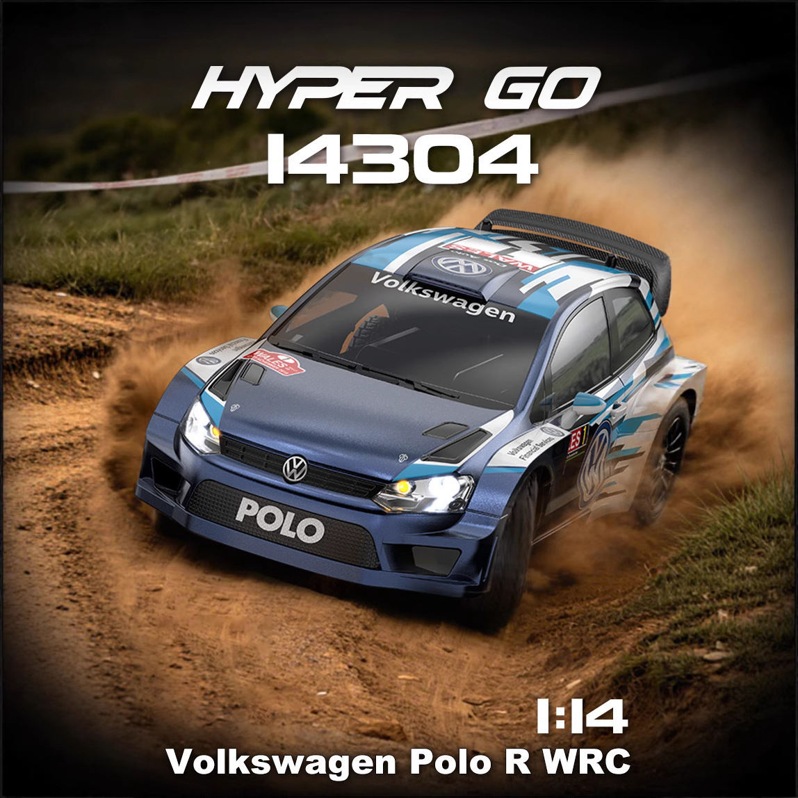 MJX 14304 1/14 4WD High-Speed Brushless On-Road RC Drift Car - 2.4G, Single Battery, Blue