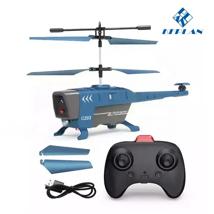 High-performance RC helicopter in flight; keywords: RC helicopters for beginners, best RC helicopters 2024, remote control helicopters with camera, electric RC helicopters, nitro RC helicopters