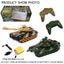 Remote Control Military Tank Toy - 4 CH RC Tanks for Kids - 2 Assorted Styles