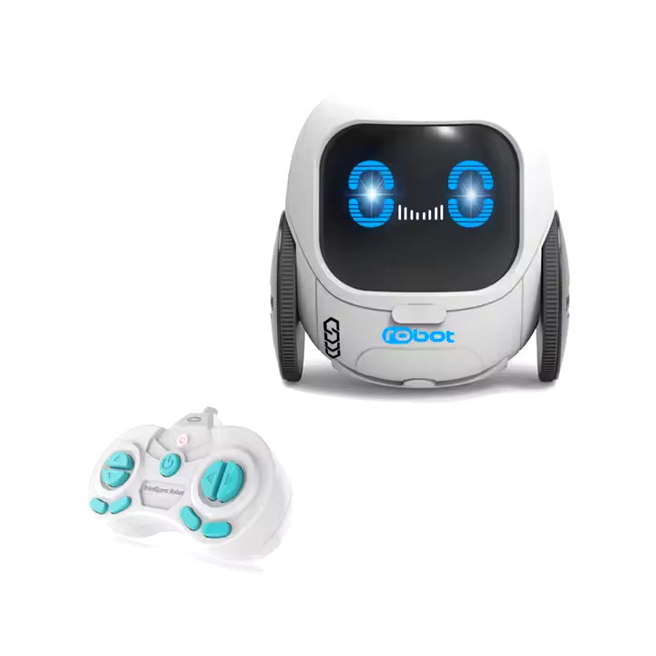 Intelligent Mini Dancing Robot Toy - Educational Remote Control Robot with Sound and Light for Kids