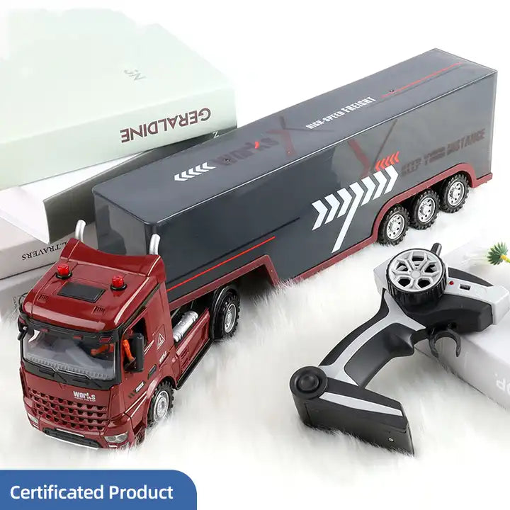 2.4G Remote Control Container Truck Toy - Tractor Trailer Truck