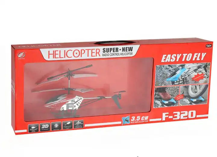 F320 Left-Right Turning Helicopter - Forward-Backward Flying Toy with Height Holding