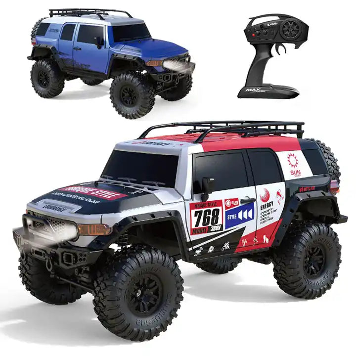 All-Terrain 2.4G 4-Channel RC Climbing Off-Road Truck - 1/10 Scale Remote Control Rock Climber