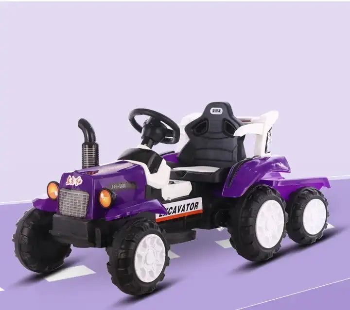 Kids Ride-On Tractor - Children’s Electric Ride-On Car Toy with Remote Control