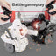 Intelligent Programming Battle RC Robot Toy - 360 Degree Rotation with Music & Lights