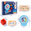 Factory Direct Sale Montessori Wooden Early Education Alarm Clock Block Cards Game - Learning Tools for Children