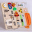 Busy Board Montessori Teaching Aids ? Early Education Puzzle Unlocking Toys for Babies