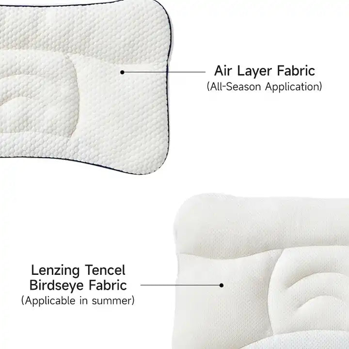 Antibacterial Soft Cotton Baby Head Protection Pillow – TPE Hose Neck Support for Safe Sleep