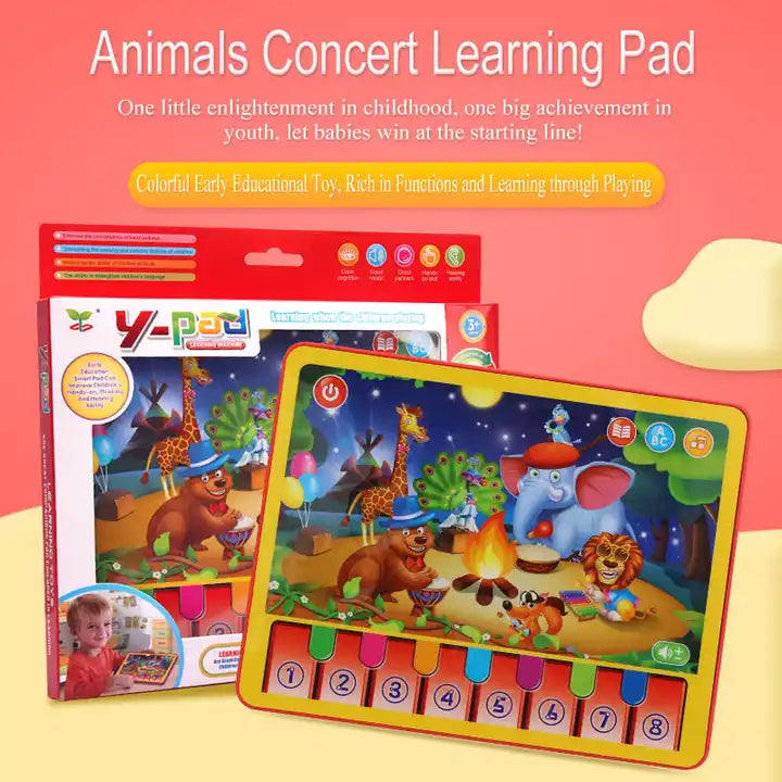 Early Educational Interactive English Talking Toys Tablet PC | Multi-Language Learning Machine for Kids