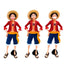 Anime Action Figure - One Piece Monkey D. Luffy with Interchangeable Facial Expressions