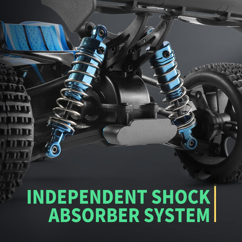 WLtoys 184011 1/18 Scale 4WD RC Buggy - High Speed Brushed Electric Vehicle, 2.4GHz