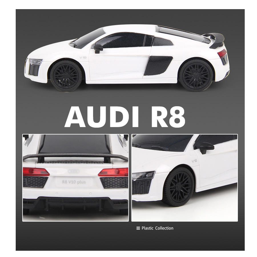 1/24 Scale RC Car - 4CH Mini Racing Vehicle, 2.4G Remote Control Hobby Car