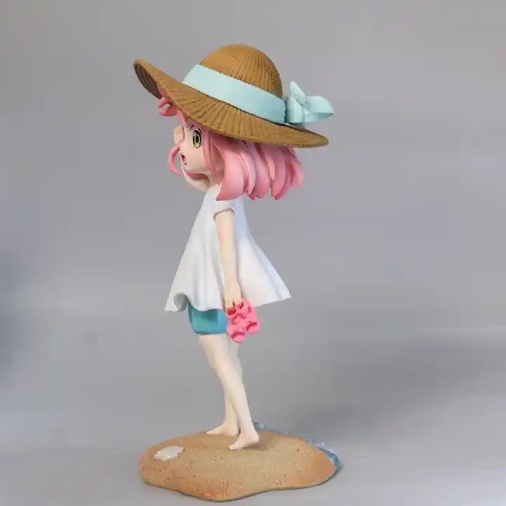 2 Styles 30CM & 24CM Manga Figurine Statues - SPY FAMILY Beach Vacation Yor Forger & Anya Forger Model Toys - PVC Anime Figure