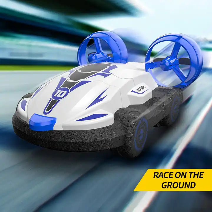 2-in-1 Amphibious Stunt RC Car - Waterproof Remote Control Water Racing Drift Car for Kids