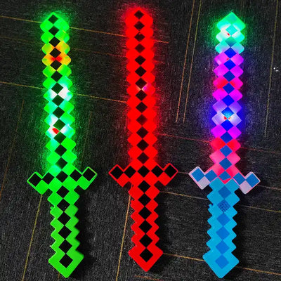 LED Light Saber Sword - Interactive Light-Up Toy for Kids