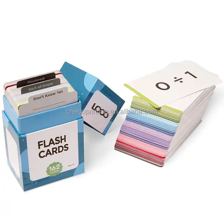 Eco-Friendly Paper Board Game Cards | Educational Flashcards for Kids