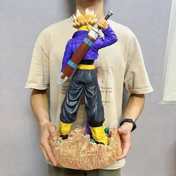 50CM Large Size Two Heads Changed Model - Manga Figurine Statue Dragon Trunks Collection Gift Toys PVC Anime Figure