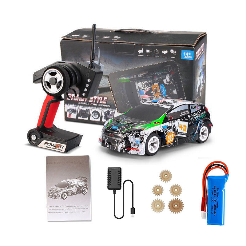 1/28 Scale 4WD 2.4G High-Speed Electric RC Drift Car – Brushed Motor Remote Control Racing Toy