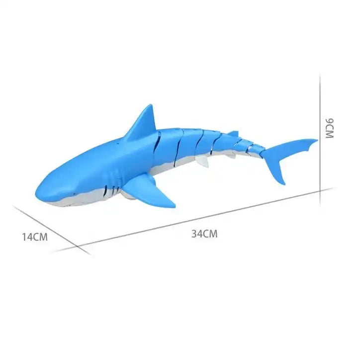 2.4G Waterproof Aquatic RC Shark Toy - Remote Control Swimming Shark for Kids