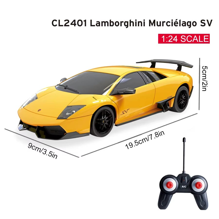 Licensed 2.4G 4CH 1/24 RC Car – Electric Rock Crawler, Ready-to-Go, Indoor-Outdoor Fun