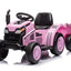 Kids Electric Tractor Ride-On Car with Trailer