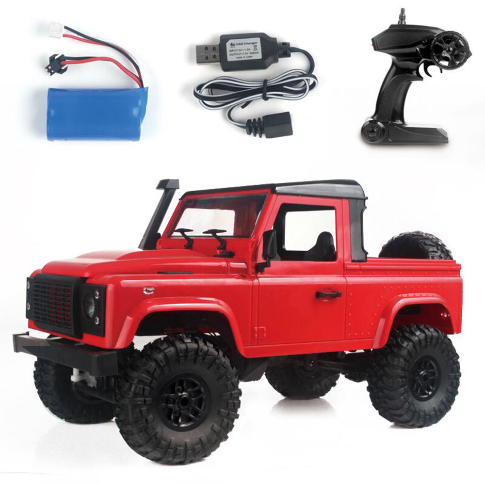 MN-91 Land Rover 1/12 Scale 2.4GHz 4WD High-Speed Remote Control Racing Truck - Electronic Sports Climbing RC Car