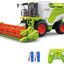 1:24 Scale RC Combine Harvester Truck - 2.4G Remote Control Farm Tractor with Sounds, Lights, and Spray Function