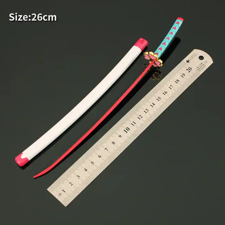 Demon Slayer Sword Katana ? 26CM Mini Ejection Katana Keychain for Boys' Collection