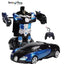 360° Rotating Radio Control Transforming Battle Robot Car - RC Model Toy