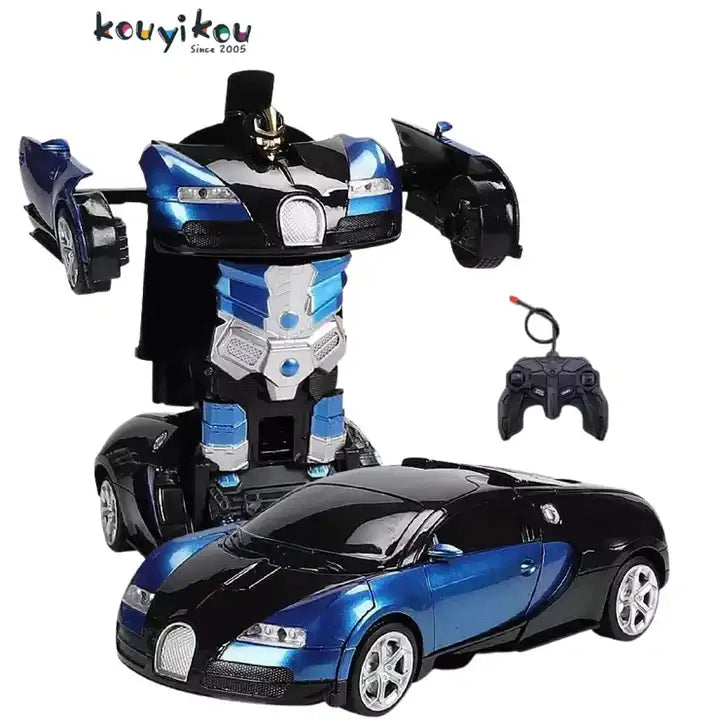 360° Rotating Radio Control Transforming Battle Robot Car - RC Model Toy